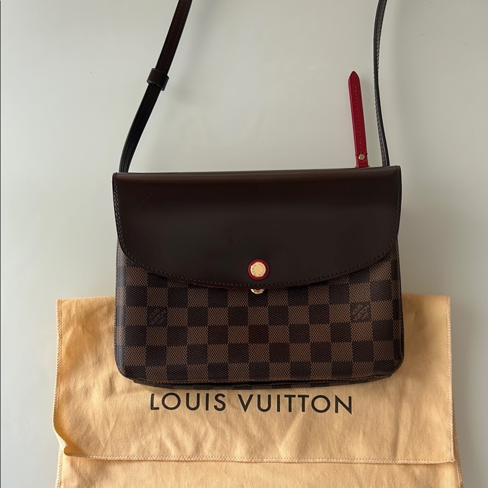 Louis Vuitton Damier Ebene Two Pouch Crossbody